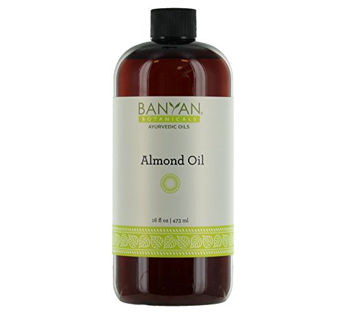 Banyan Botanicals Almond Oil, 16 oz - Pure and Refined, A Good Massage Oil for Vata