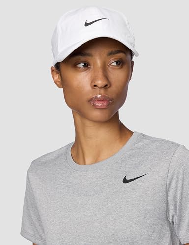Nike Unisex Df Club Ab FL P Baseballkappe, White/Black, M/L 4