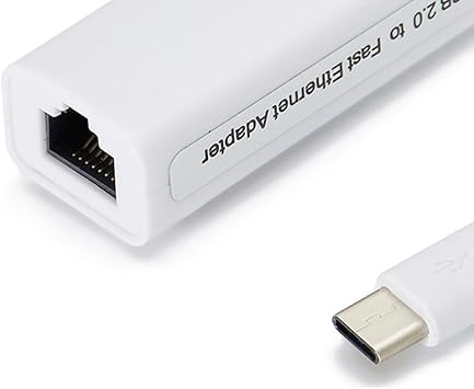 Network Card USB Type-C to Rj45 100M Driver-Free Network Card Converter Network Cable Adapter Ethernet Adapter Easy Install Easy to Use B