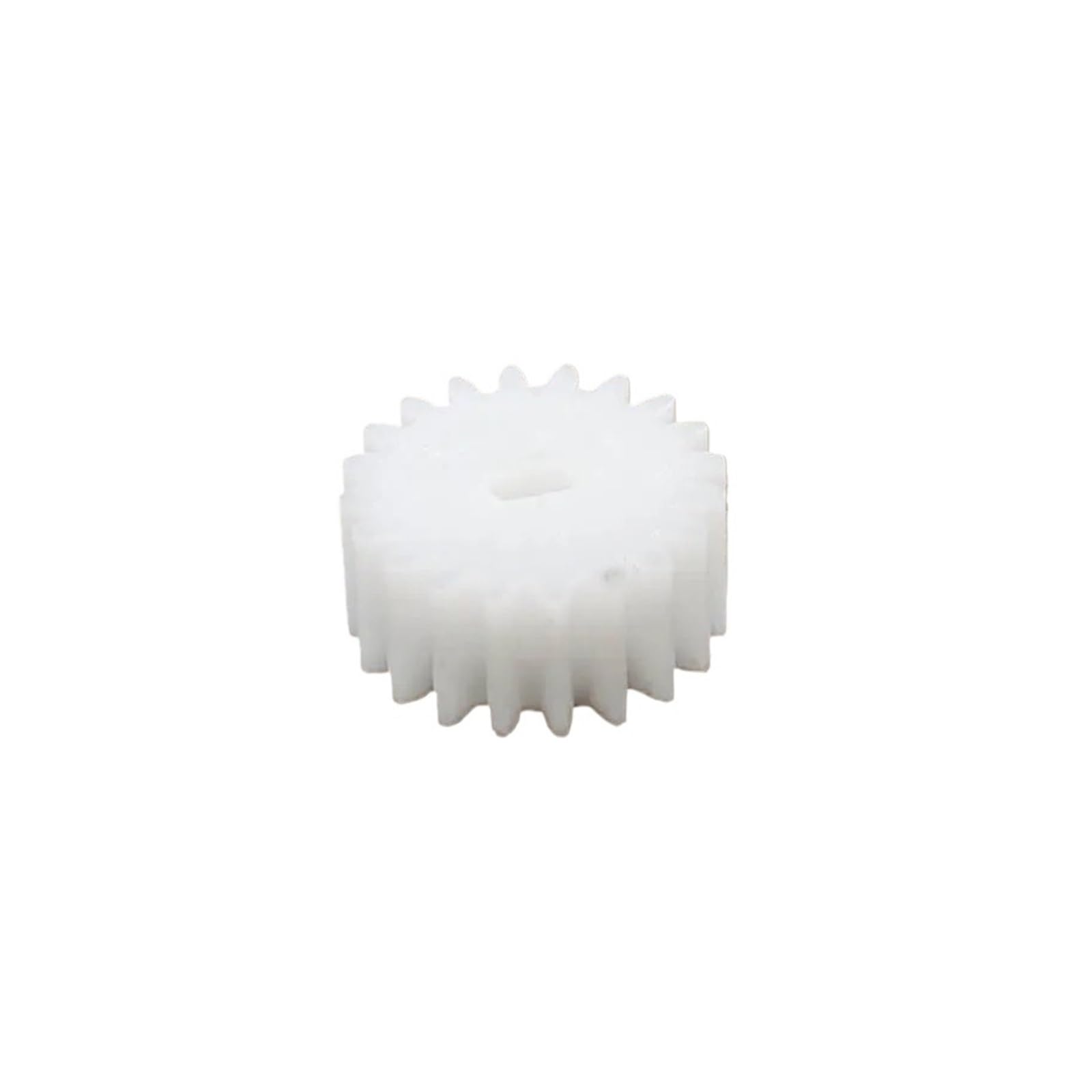 Zahnräder mit Kunststoffwelle 20T 1M Kunststoffzahnrad schmales elliptisches Loch 5 x 3 mm Außendurchmesser = 22 mm 20 T 28BYJ-48-5V DIY-Reparatur 20Z Ritzelteile