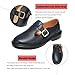 Azimaey Women's Comfort Mary Jane Flats Shoes Fashion Casual Flats for Women Breathable Lightweight Women Dress Walking Shoes Navy Bule,7 US
