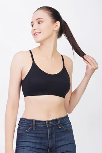 Image of Medium Impact Sports Bra for Women | Daily Use | Non-Wired | Non-Padded | Seamless Bra | Full Coverage | Suitable for Gym,Yoga,Workout