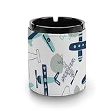 Cylindre : Le design est en for-me de cylindre, ce qui permet de bien retenir les cendres de cigarette.