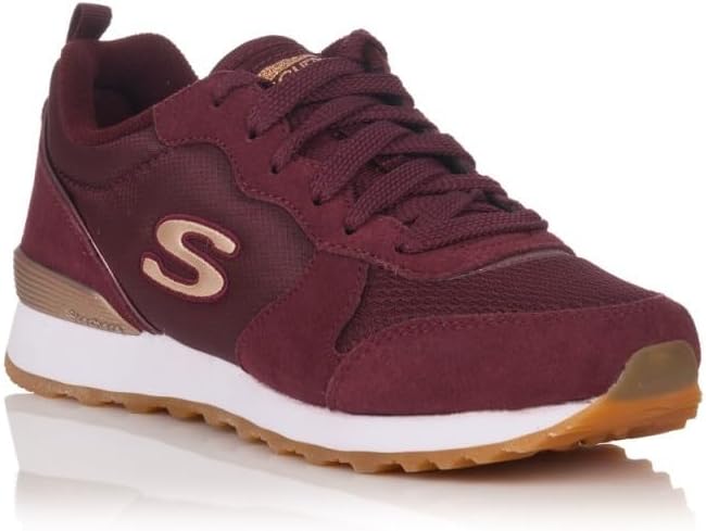 Burgundy Suede Nylon Mesh Rose Gold Trim