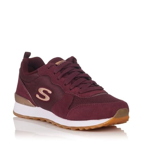 Skechers Femme Og 85 Gold'n Gurl Basket, Bourgogne, 41 EU