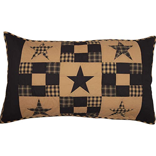 VHC-Brands-Dakota-Star-Ninepatch-Luxury-King-Quilt-Set-120-x-105-w-2-Shams VHC Brands Dakota Star Ninepatch Luxury King Quilt Set 120 x 105 w 2 Shams