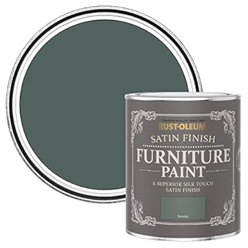 Rust-Oleum Green Furniture Paint in Satin Finish - Serenity 750ml