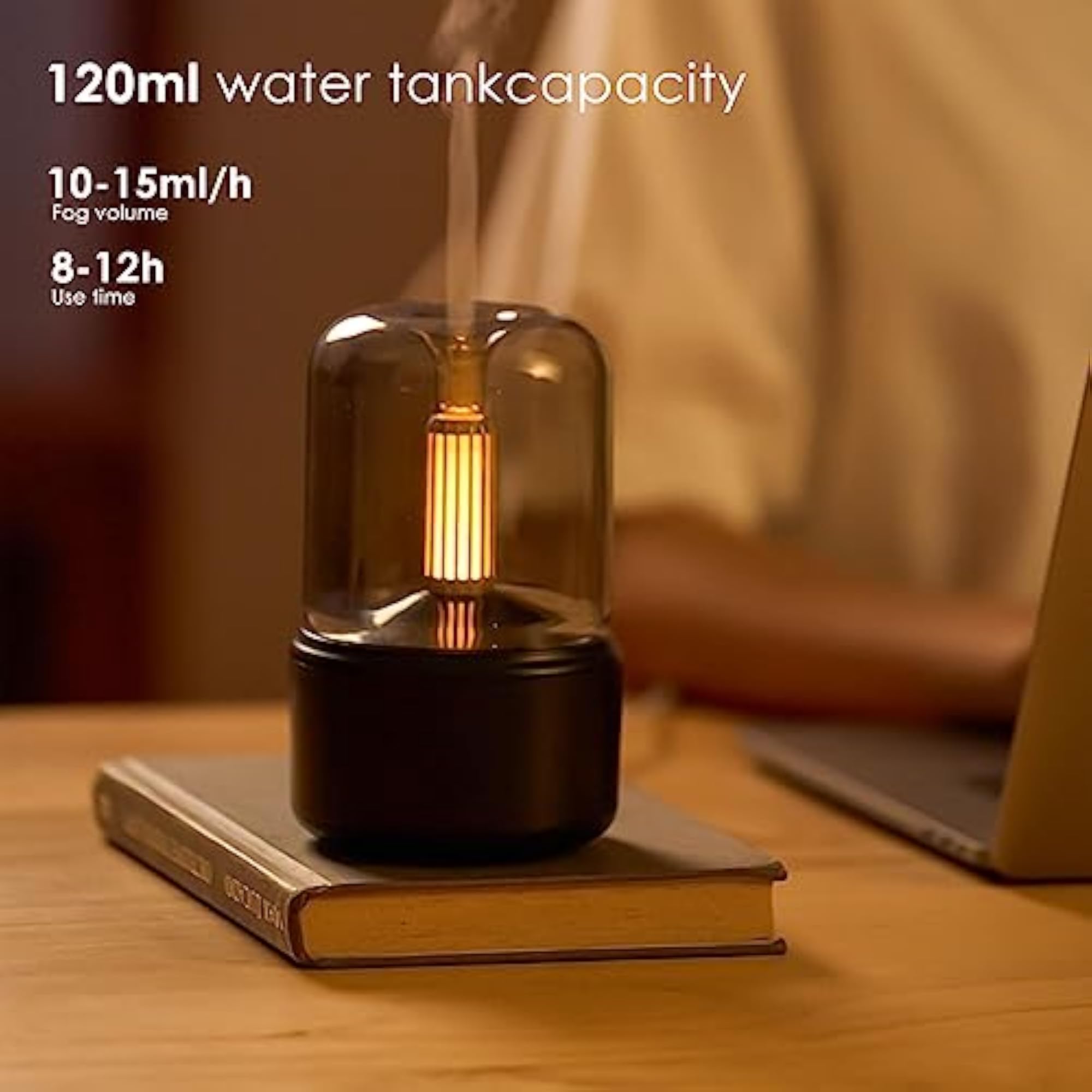 2 in 1 Table Lamp and Air Humidifier, Aromatherapy Diffuser