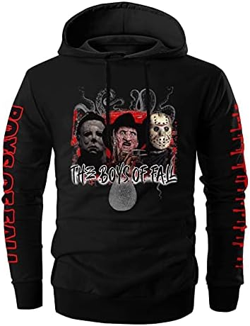 SMOOYFAN The Boys of Fall Hoodie Unisex Halloween Horror Movies Pullover Hooded Sweatshirt with Pocket L