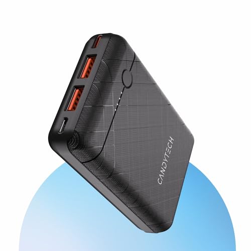 Image of Candytech PB3C2 10k Mah 22.5W PDQC Compact Powerbank | 18W Fast Charging Input via a Type-C Port 