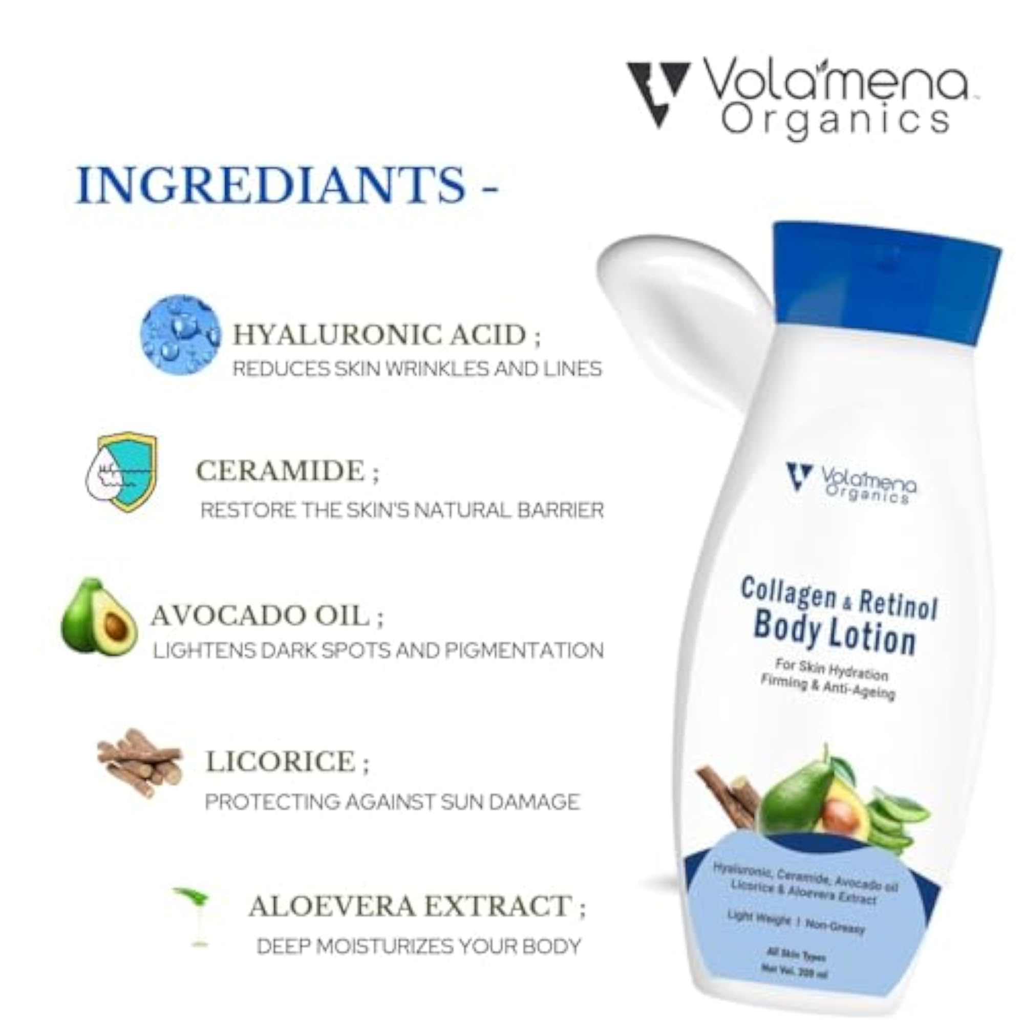 Collagen & Retinol Lightweight Body Lotion