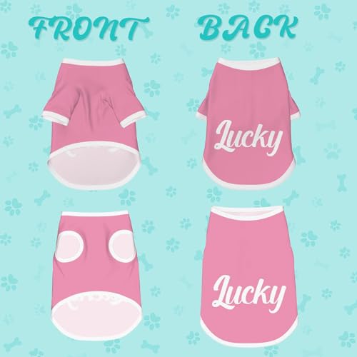 Image of Custom Small Dog Clothes, Persoanlzied Boy Dog Clothes, Customized Puppy Shirts for Small Dogs Boy, Girl Puppy Accessories, Yorkie Accessories, Pet Costumes for Dogs, Custom Shirt for Puppies