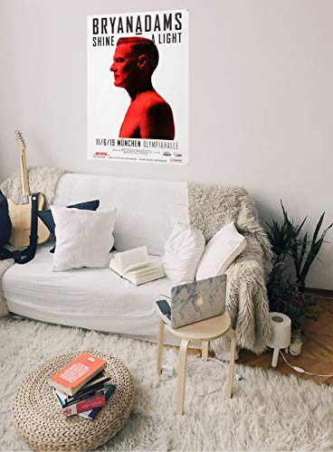 Bryan Adams - Shine A Light, München 2019 » Konzertplakat/Premium Poster | Live Konzert Veranstaltung | DIN A1 «