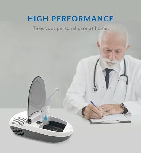 Hangsun Nebulizer Machine for Adults and Kids Daily Care at Home, Lightweight & Portable, Full Accessories - Thumbnail 6