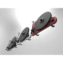 Pro-Ject VTE Tourne-Disque à positionnement Verticale, Droite, Rouge - Les Beatles, Paul McCartney, John Lennon, RIngo Starr, George Harrison Pro-Ject VTE Tourne-Disque à positionnement Verticale, Droite, Rouge – Image 2