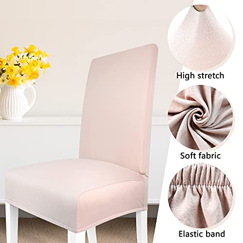 Northern Brothers Chair Covers For Dining Room Stretchy Dining Chair Cover Removable Washable Soft Dining Chair Slipcovers For Kitchen Home Restaurant (Apricot, Set Of 4)¡­ #TOP1