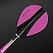Harrows Retina X | Premium Extra Strong 100 Micron Dart Flights in Pear Shape, 5 Sets of 3 Flights, 15 Flights In Total, Pink