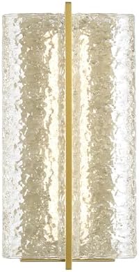 Minka Lavery 2411-695-L Sevryn Wall Sconce, Integrated LED, Soft Brass