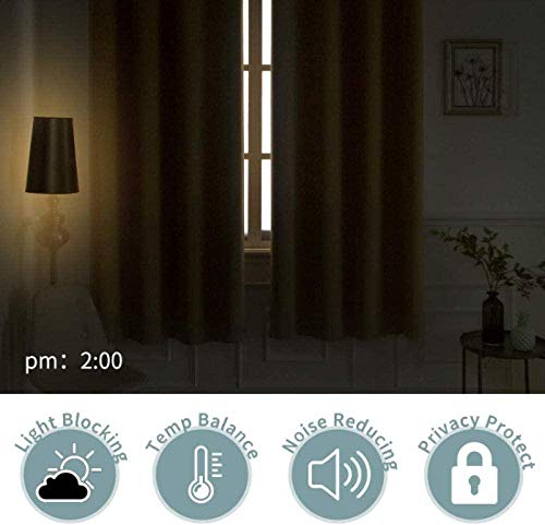 Waple tende oscuranti occhielli per soggiorno