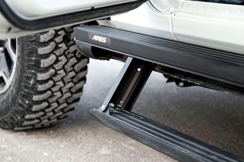 Aries 3034470 estribos eléctricos retráctiles para Jeep Wrangler JK miniatura 5