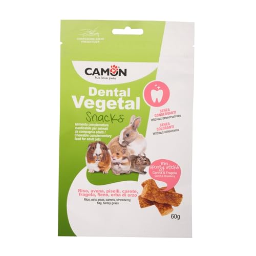 Camon - Detal Vegetal snacks Carota & Fragola 60g
