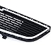 PIT66 Chrome Front Bumper Lower Grille Assembly, Compatible with Chevy Cruze 2015 ABS Honeycomb Mesh Grill