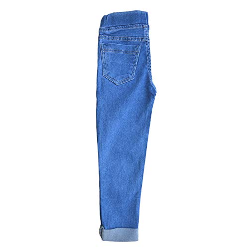 Image of Kidswear | Breathable and Stretchable | Girls Blue Slim Fit Jogger Jeans Stretch| Age Group - 2-16 Years