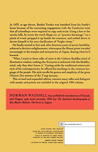 Unborn: The Life and Teachings of Zen Master Bankei, 1622-1693