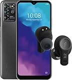 ZTE Smartphone Blade V30 vita + ZTE Buds (17,32cm (6,82 Zoll) HD+ Display, 4G LTE, 3GB RAM und 128GB interner Speicher, 48MP Hauptkamera und 8MP Frontkamera, Dual-SIM, Android 11) grau, 126595701030