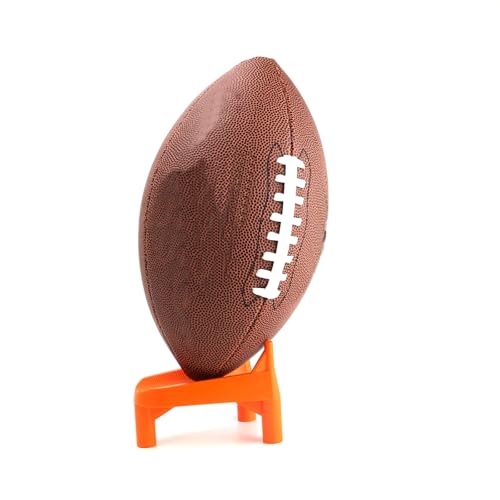 Football Kickoff Kicking Tee Durable Sturdy Rubber Rugby Kicking Tee - Orange 2\"