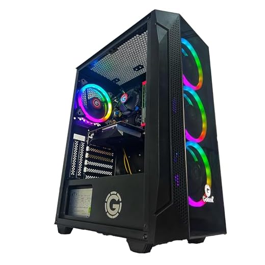 Golook PC Desktop Fisso Gaming • Core i7 • 32GB RAM • Scheda Video GTX750Ti 4GB • 1TB SSD • WiFi • W11 Pro • Computer • HDMI VGA • 4 Ventole RGB