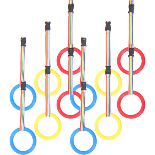UTHCLO 12 piezas Cuerda de Seguridad para Asas Redondas de Plástico para Preescolar y Jardín de Infancia Cuerda Desmontable para Paseo Grupal al Aire para Maestros y Excursiones