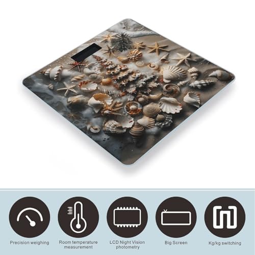Báscula Digital de Peso Corporal Seashell Christmas miniatura 3