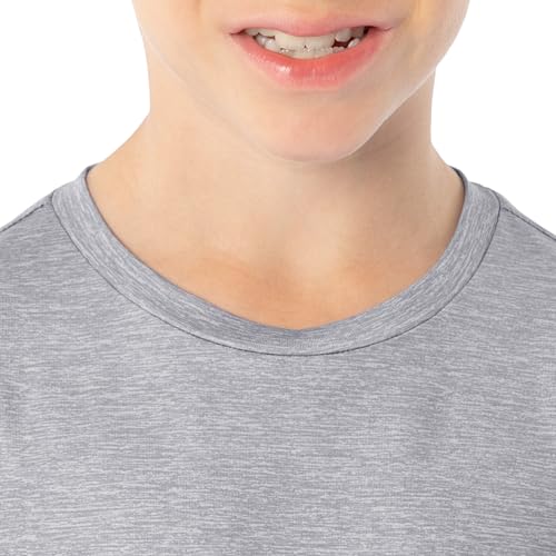 ColdPruf Kids Base Layer Long Sleeve Jersey Crew Top and Pant Set4