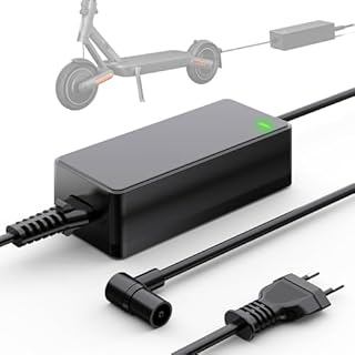 Mezelon 54.6V 2A Chargeur Trotinette Electrique pour Xiaomi 4 Pro 2nd Gen, Xiaomi 4 Ultra, Xiaomi 5, Xiaomi 5 Pro, DC Charge Rapide pour 48V Batterie Scooter Electrique