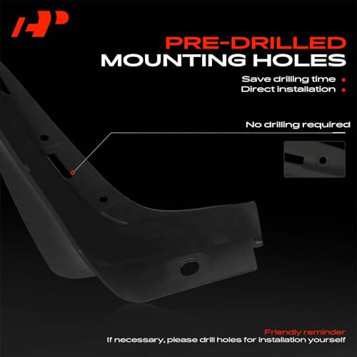 Image of A-Premium Mud Flaps, No Drilling Required Splash Guards with Accessories | Compatible with Mini Cooper Clubman 2008-2014 Wagon, Set of 4 Front and Rear