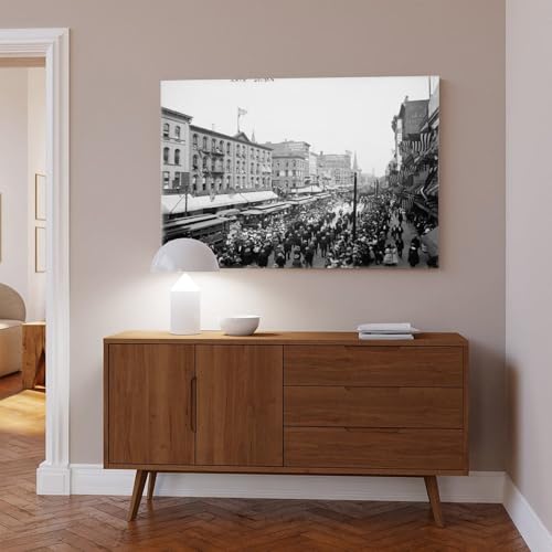 Toile Old Buffalo New York impression haute definition cadre premium - 6
