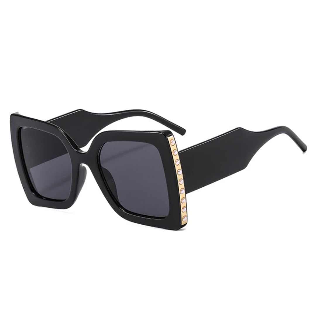 Lunettes de soleil contre les reflets UV400 grand format rétro chic - 8