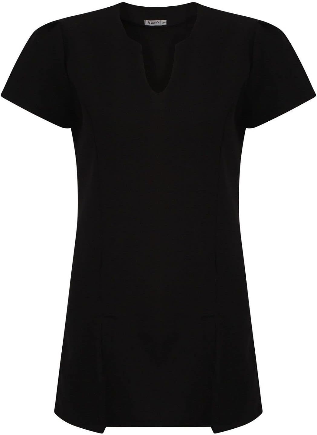 Short Sleeve Beauty Salon Hairdressing Tunic, Massage Therapist Health Work Nail Spa Salon Back Uniforms