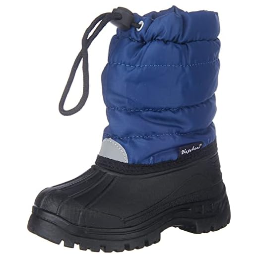 TRAVANDO ® Schuhtasche 2er Set - Wasserfeste Schuhbeutel Reise, Koffer, Gepäck - Schmutzabweisender Schuhsack Reise für Schuhe, Urlaub Shoebag Tasche zur Trennung von Schuhen und Kleidung Reisezubehör 9 Playshoes Unisex Kinder Schneestiefel, Blau (11 Marine), 26/27