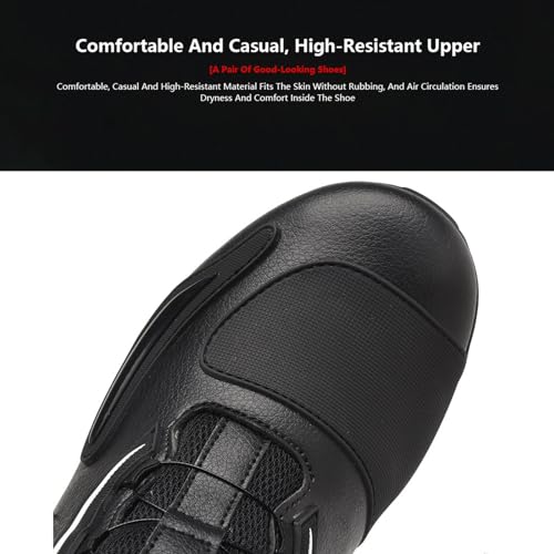 Chaussures de moto décontractées antidérapantes pour vélo et camping - 4