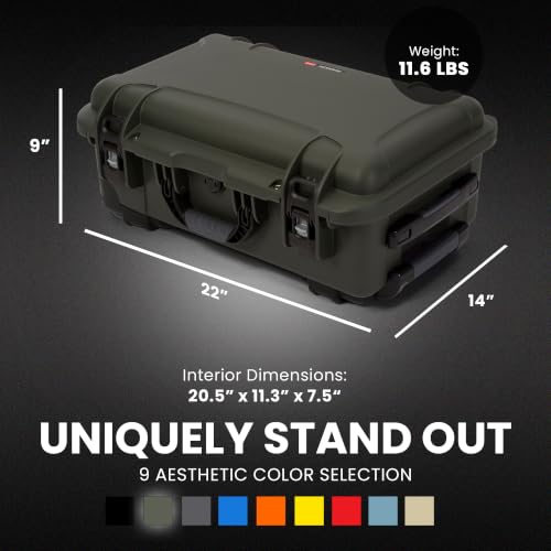 Maleta NANUK 935 rígida con ruedas impermeable 22x14x9 in miniatura 6
