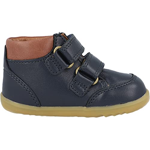 Bobux Step Up Timber Boot Navy Leather Adjustable Straps Padded Collar3
