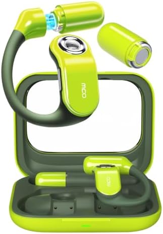 OJW Open-Ear Kopfhörer, Wechselbarer Akku für Musik ohne Unterbrechung | Bluetooth 5.4, 45° Ergonomische Passform, Ultraleichter, IPX7 Wasserdicht, Ideal für den ganzen Tag