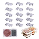 Umbenk Wiederverwendbare Snack-Pack-Behälter, Nuss- und Käse-Snackbehälter, faltbare...