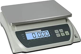 Geeichte Kontrollwaage WKA PRK mit Akku Ladenwaage (Max 1,5/3 kg - Teilung 0,5/1 g) Honigwaage Teewaage Imkerwaage