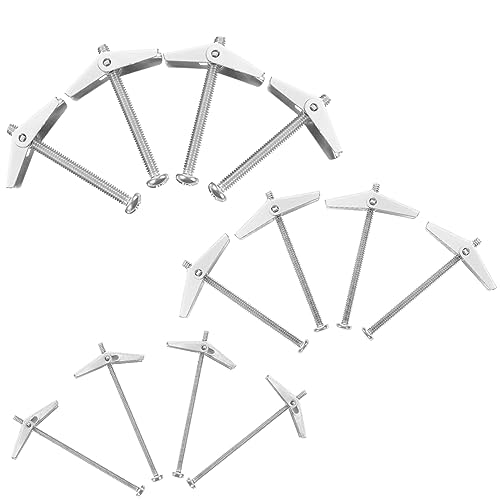 CIYODO High Strength Metal Threaded Inserts 18pcs Expansion Screws Tool Decorative Bolts for Safety