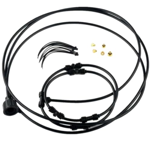 Eioeeklop Kit de Ventilador de Refrigeración de Verano de 20 Pulgadas, Kit de Ventilador de Agua, Adecuado para Jardines, Piscinas, Patios