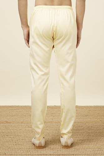 Image of Manyavar Men's Solid Pencil Cut Pyjama (1pc)