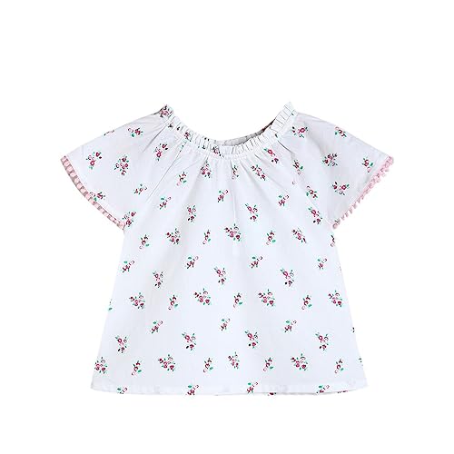 Image of miniklub White Floral Print Top